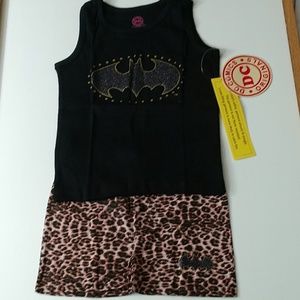 NWT DC Comics Batgirl Leopard Bling Shorts…